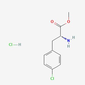 Chemical structure of H-D-Phe(4-Cl)-OMe·HCl