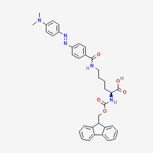 Chemical structure of Fmoc-Lys(Dadcyl)-OH