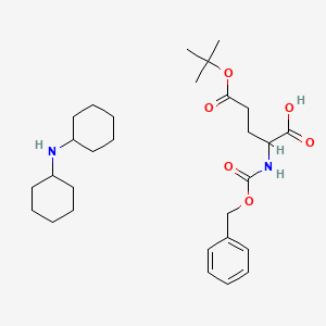 Chemical structure of Z-Glu(OtBu)-OH·DCHA