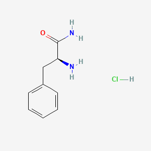 Chemical structure of H-Phe-NH2·HCl