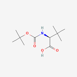Chemical structure of Boc-Tle-OH