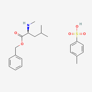 Chemical structure of H-N-Me-Leu-OBzl·TosOH