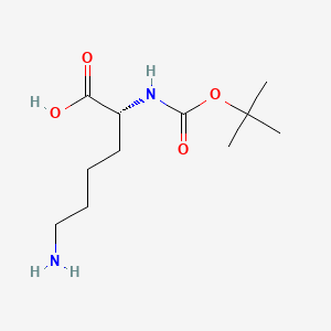 Chemical structure of Boc-D-Lys-OH