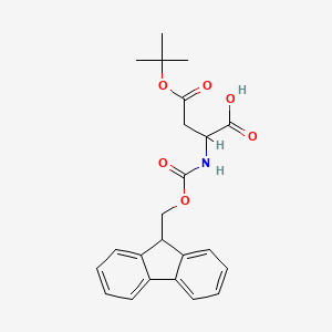 Chemical structure of Fmoc-Asp(OtBu)-OH