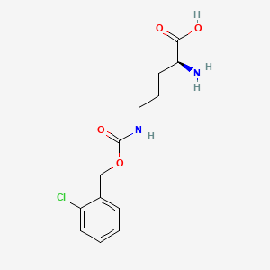 Chemical structure of H-Orn(2-Cl-Z)-OH
