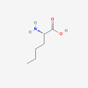 Chemical structure of H-Nle-OH