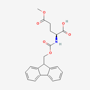 Chemical structure of Fmoc-Glu(OMe)-OH