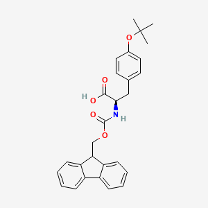 Chemical structure of Fmoc-D-Tyr(tBu)-OH