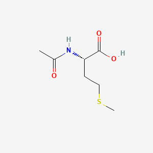 Chemical structure of Ac-Met-OH