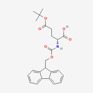 Chemical structure of Fmoc-D-Glu(OtBu)-OH