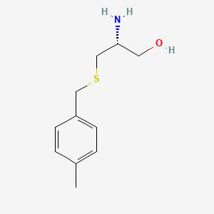 Chemical structure of L-Cys(4-MeBzl)-ol