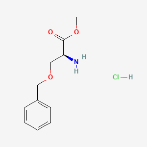 Chemical structure of H-Ser(Bzl)-OMe·HCl