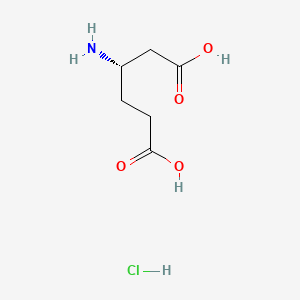 Chemical structure of H-β-homo-Gln-OH·HCl