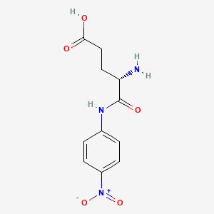 Chemical structure of H-Glu-pNA