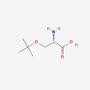Chemical structure of H-Ser(tBu)-OH