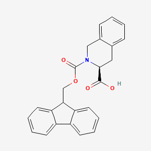 Chemical structure of Fmoc-Tic-OH