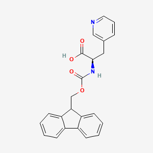 Chemical structure of Fmoc-D-Ala(3-pyridyl)-OH?HCl