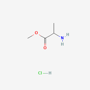 Chemical structure of H-DL-Ala-OMe·HCl