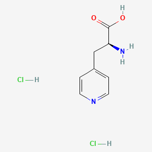 Chemical structure of 3-(4-Pyridyl)-Alanine
