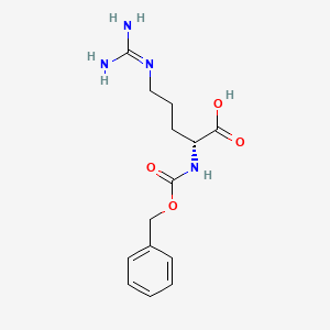 Chemical structure of Z-D-Arg-OH