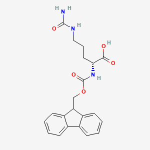 Chemical structure of Fmoc-D-Cit-OH
