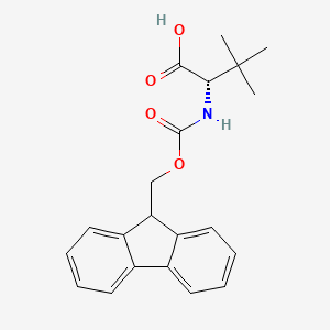 Chemical structure of Fmoc-Tle-OH