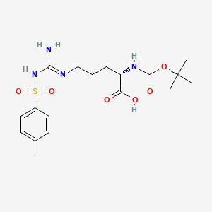 Chemical structure of Boc-Arg(Tos)-OH