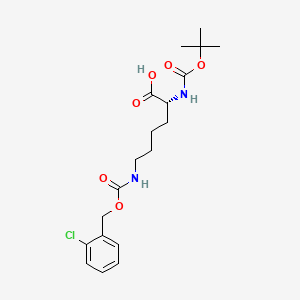 Chemical structure of Boc-D-Lys(2-Cl-Z)-OH