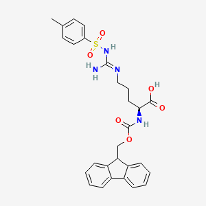 Chemical structure of Fmoc-Arg(Tos)-OH