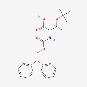Chemical structure of Fmoc-Thr(tBu)-OH