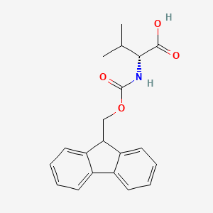 Chemical structure of Fmoc-D-Val-OH