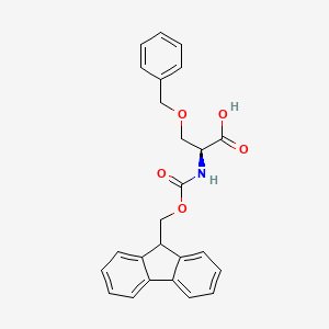 Chemical structure of Fmoc-Ser(Bzl)-OH