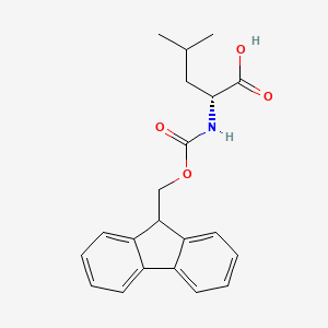 Chemical structure of Fmoc-D-Leu-OH