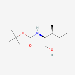 Chemical structure of Boc-isoleucinol