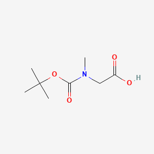 Chemical structure of Boc-Sar-OH
