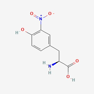 Chemical structure of H-Tyr(3-NO2)-OH