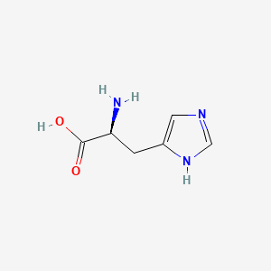 Chemical structure of H-His-OH