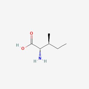 Chemical structure of H-Ile-OH