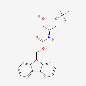 Chemical structure of Fmoc-Ser(tBu)-ol