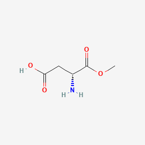 Chemical structure of H-D-Asp-Ome