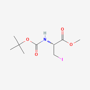 Chemical structure of Boc-β-iodo-Ala-OMe