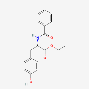 Chemical structure of Bz-Tyr-Oet