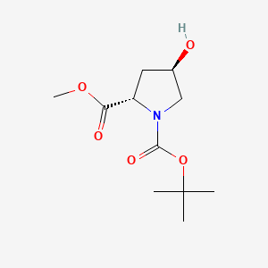 Chemical structure of Boc-Hyp-Ome