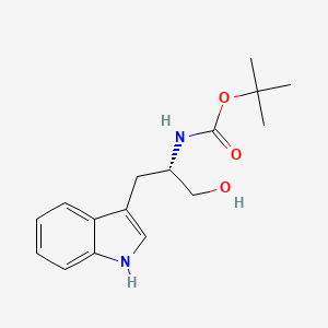 Chemical structure of Boc-Tryptophanol