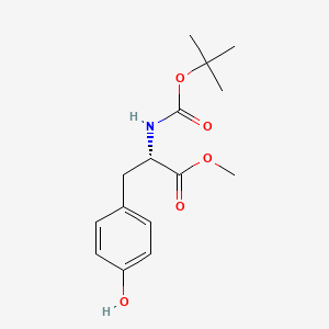 Chemical structure of Boc-Tyr-OMe