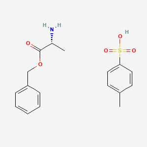 Chemical structure of H-D-Ala-OBzl·TosOH