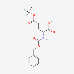 Chemical structure of Z-D-Glu(OtBu)-OH