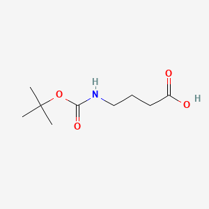Chemical structure of Boc-GABA-OH