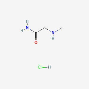 Chemical structure of H-Sar-NH2·HCl