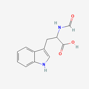 Chemical structure of Formyl-DL-Trp-OH